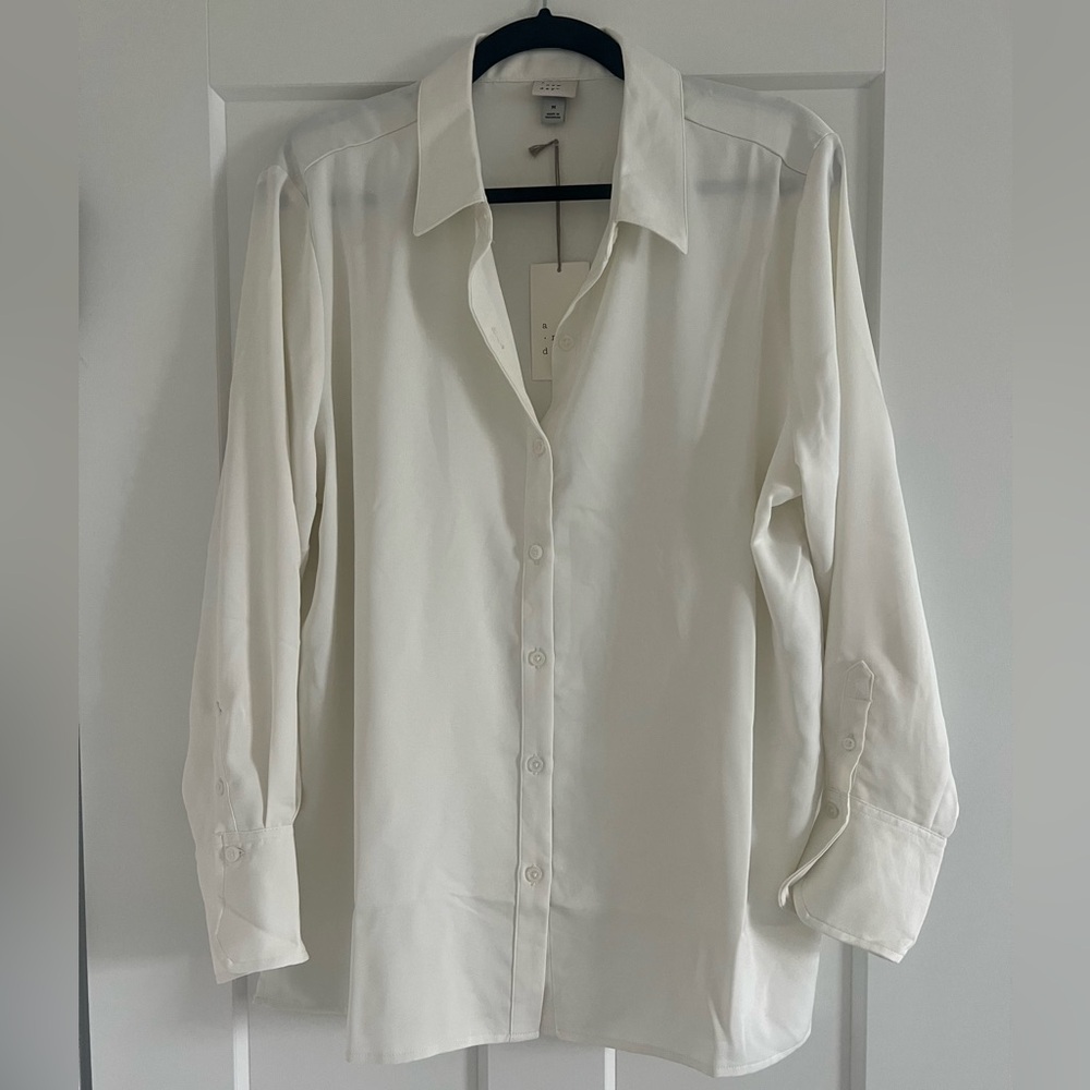 White button down Blouse